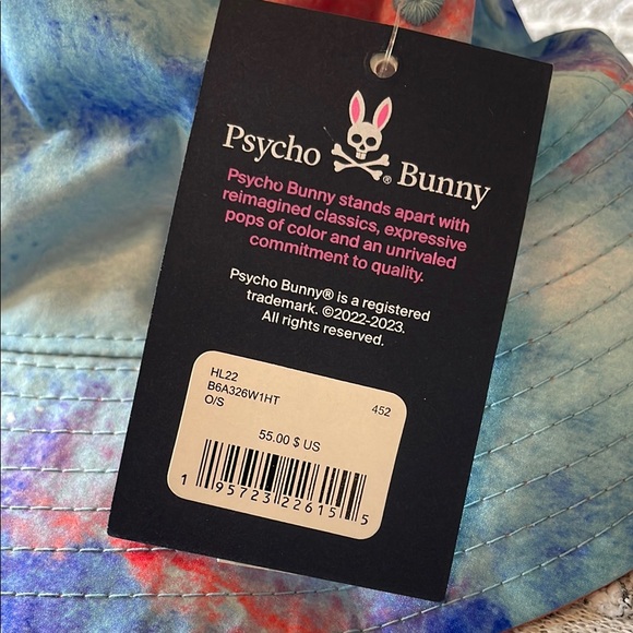 Psycho Bunny Reversible Tie-Dye Bucket Hat - Picture 2 of 3